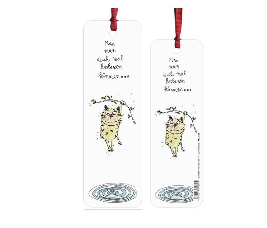 Lesezeichen »Einfach mal loslassen«