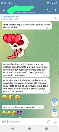 CALCINHA USADA SEBINHO 
