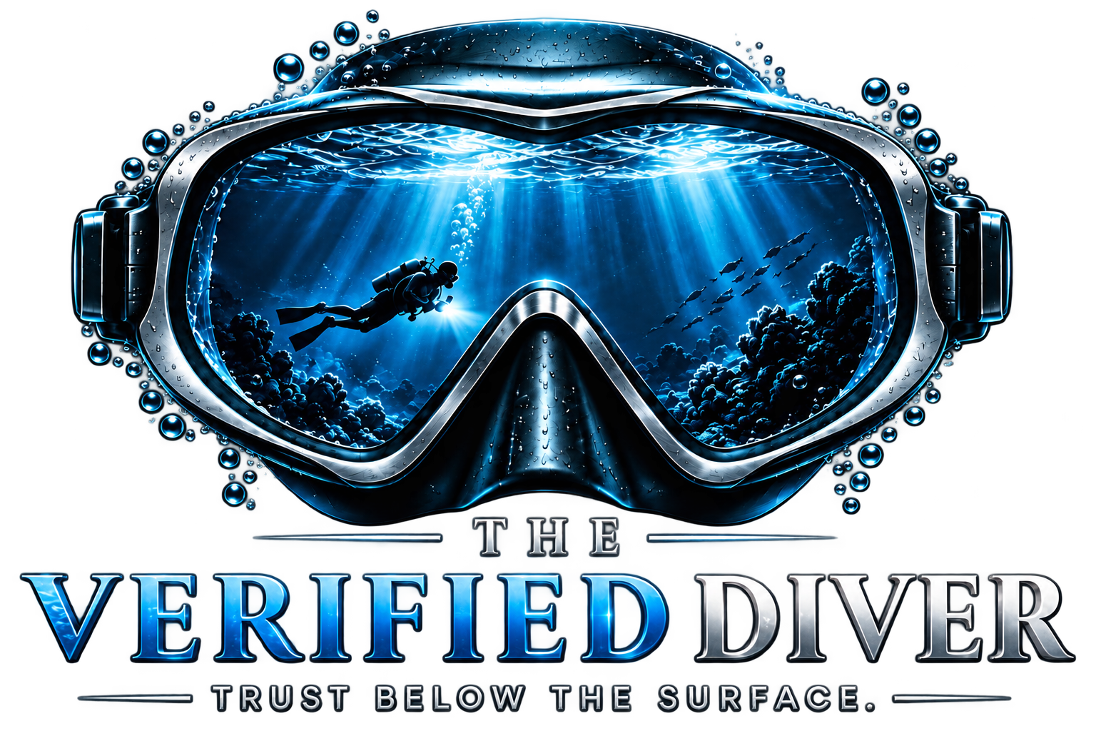 The Verified Diver Logo