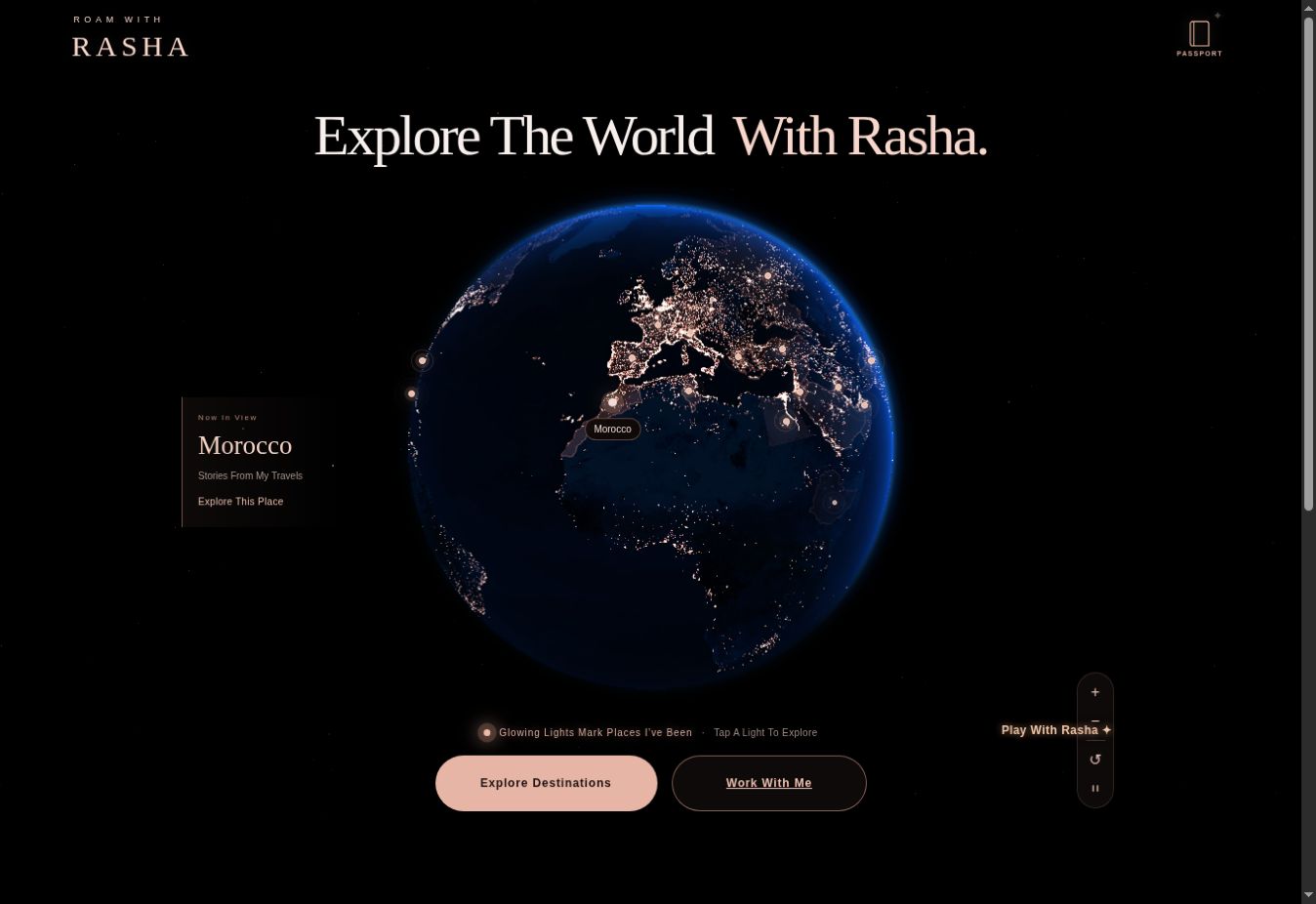 Roam With Rasha Project Preview
