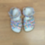 Salt Water Floral Print Sandal Sz 7.0