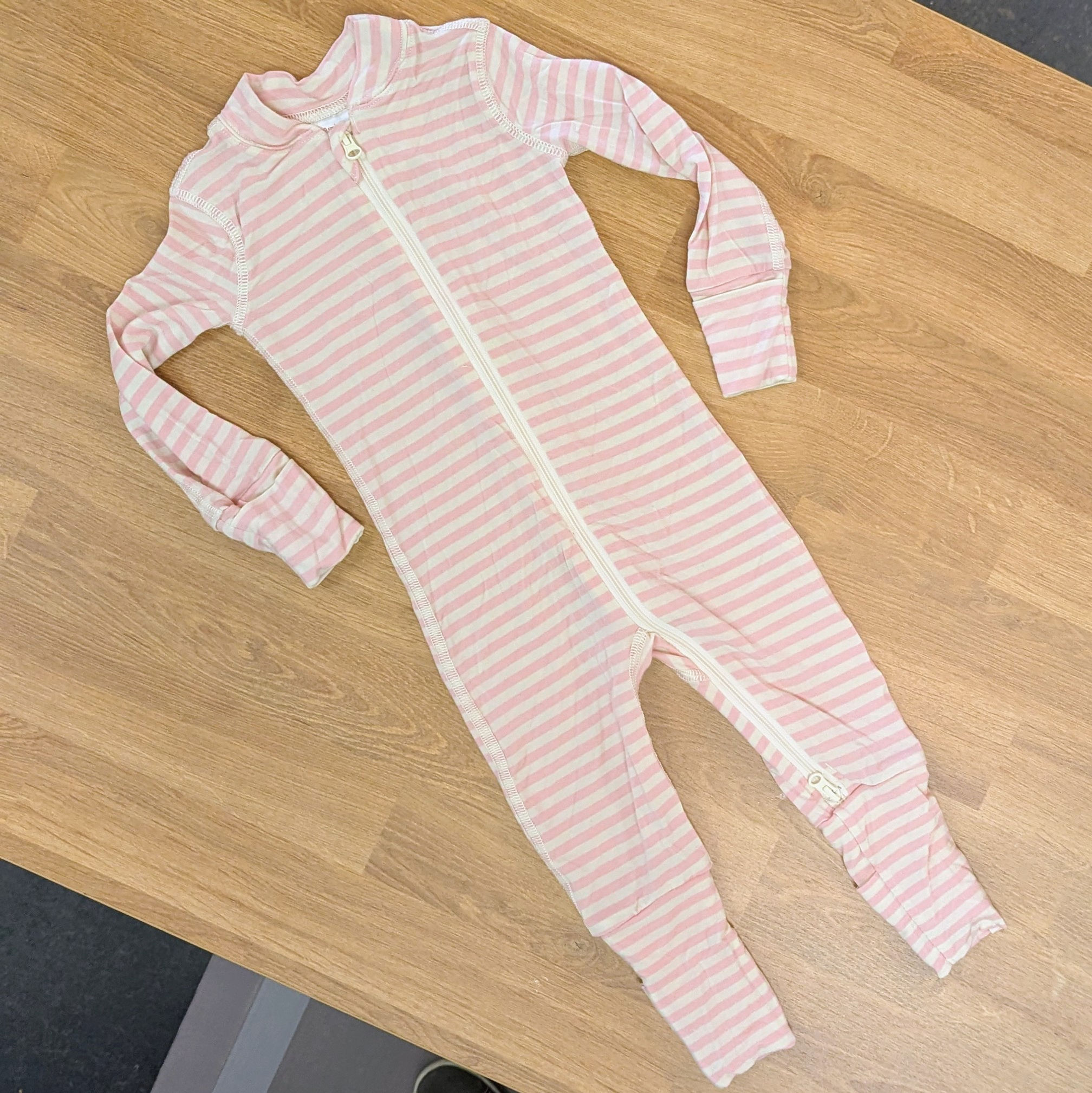 Hanna Andersson Layette Tencel Sleeper 6M front