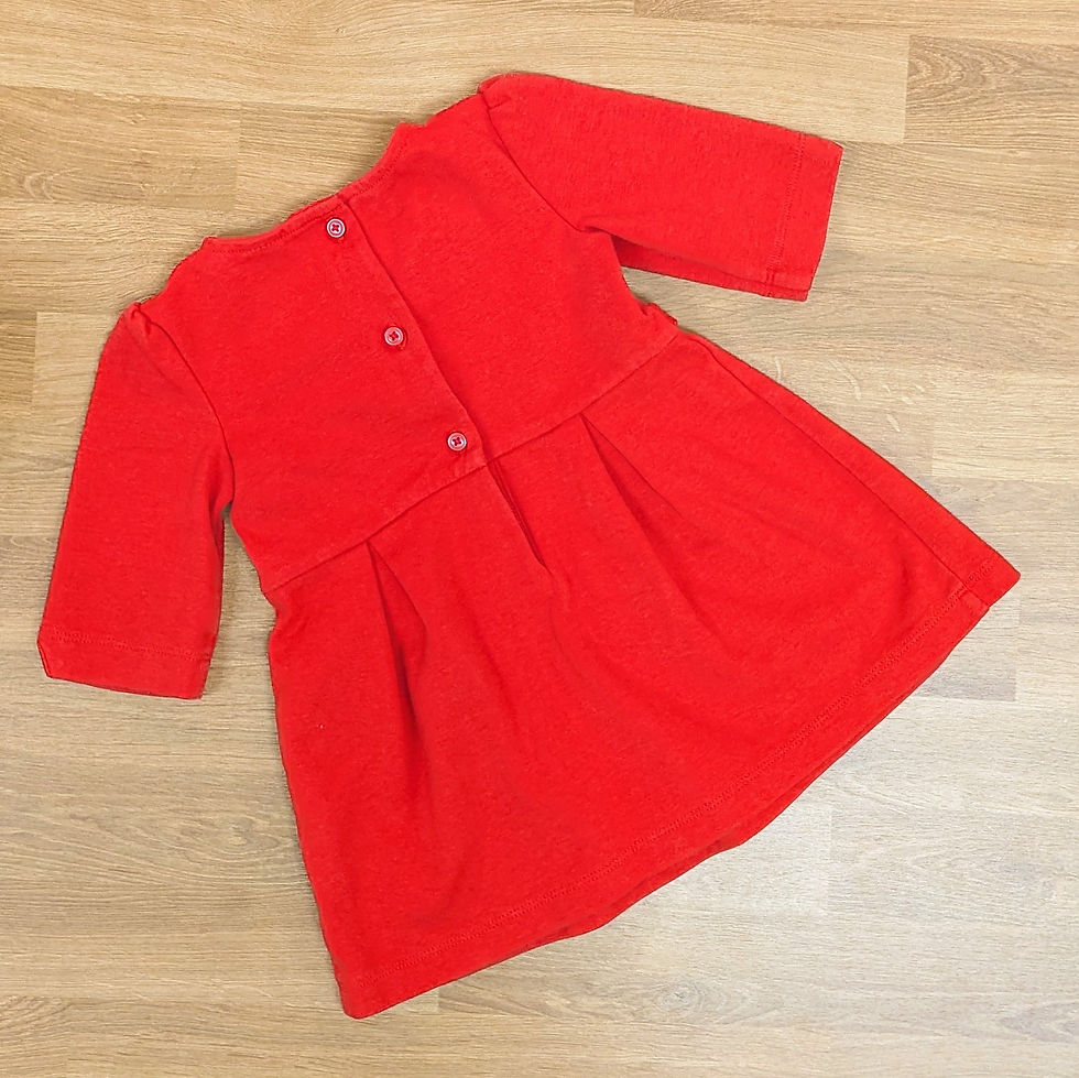 Janie & Jack Ponte Bow Dress 18M back