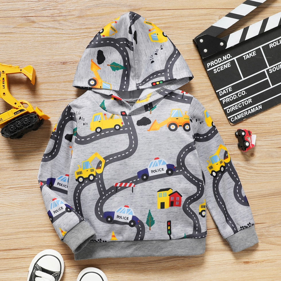 Truck Sweatshirt grey