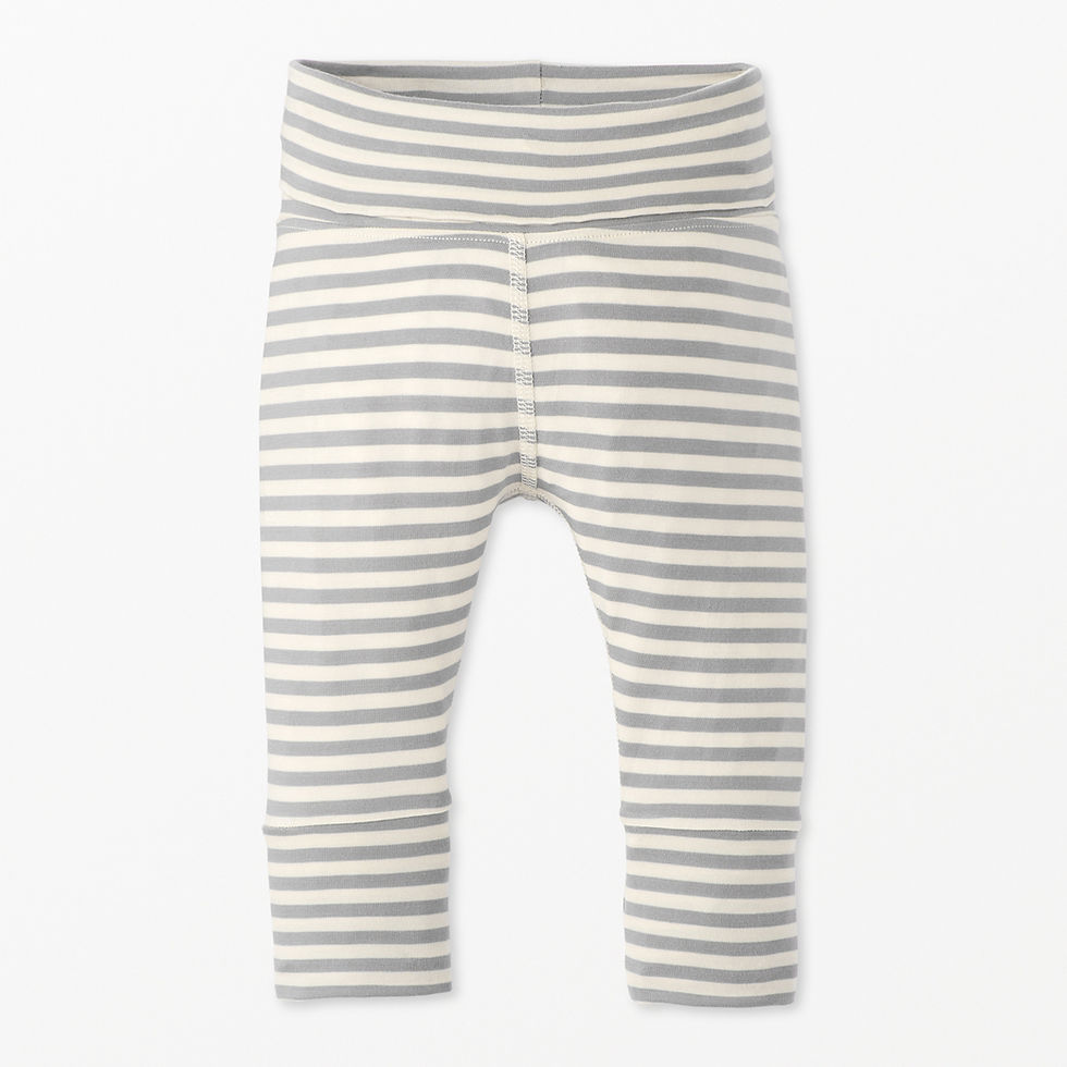 BABY LAYETTE WIGGLE PANT IN HANNASOFT™ grey