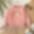 Rainbow Embroidered Waffle Sweatshirt front staged
