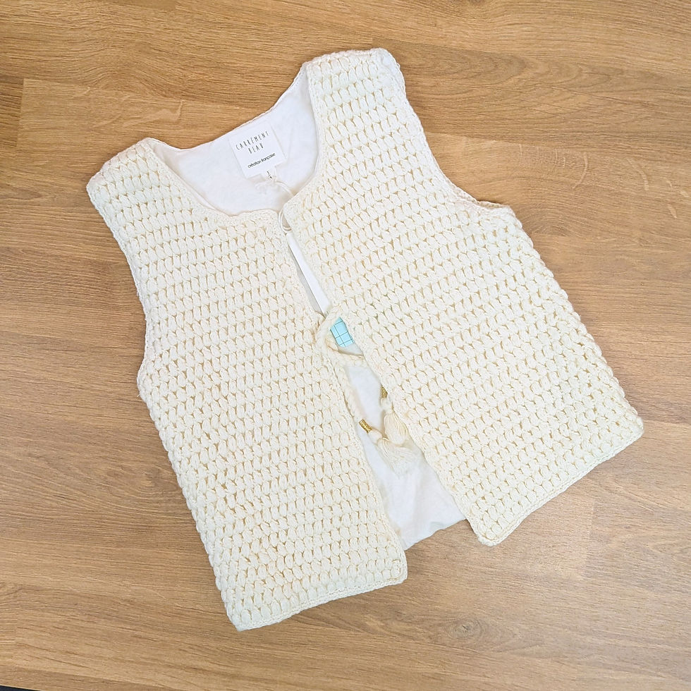 Carrement Beau Wool Vest Sz 3 front