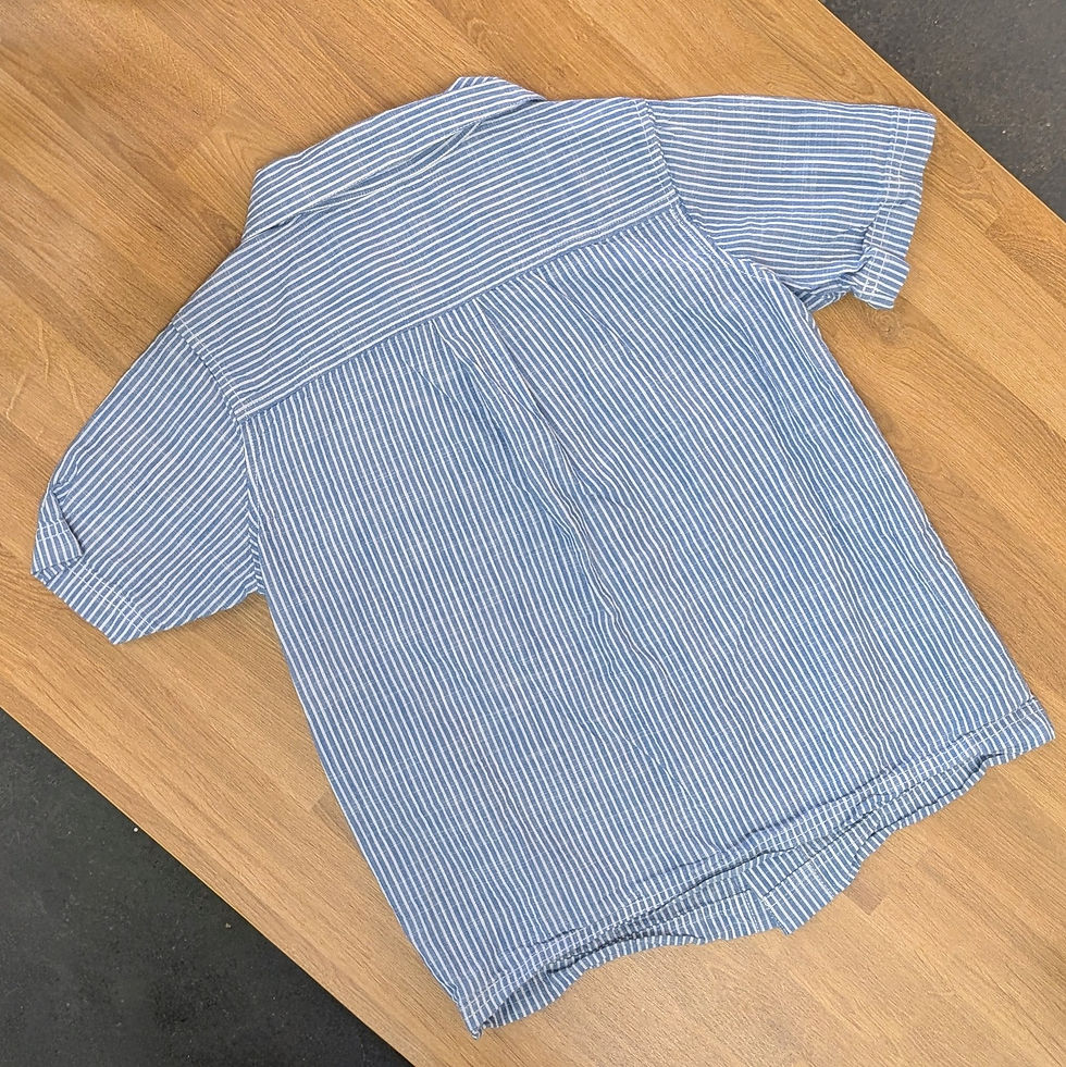 Thumbnail: Hanna Andersson Poplin Button-Up Sz 8