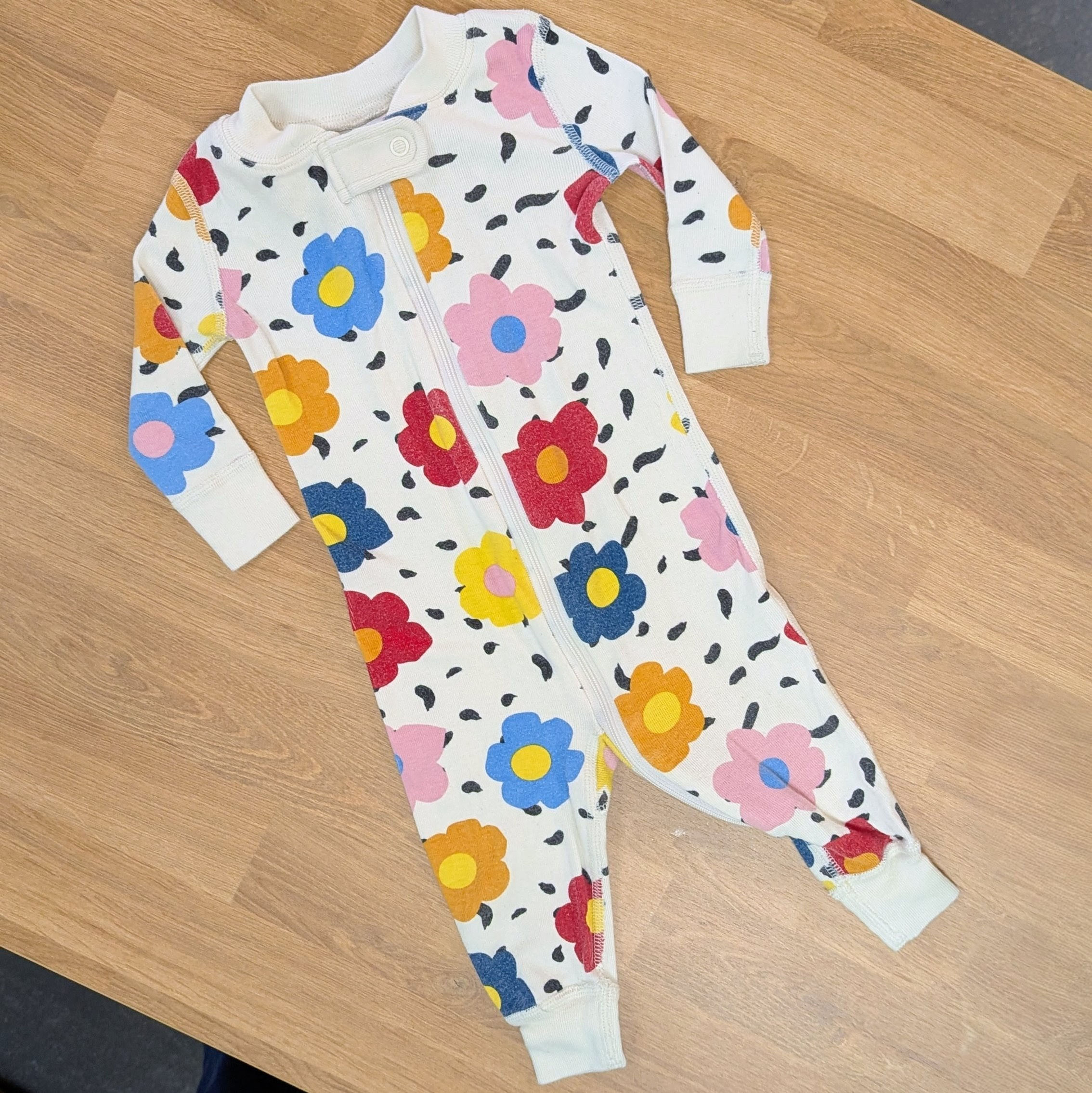 Hanna Andersson Zip Sleeper 6M front