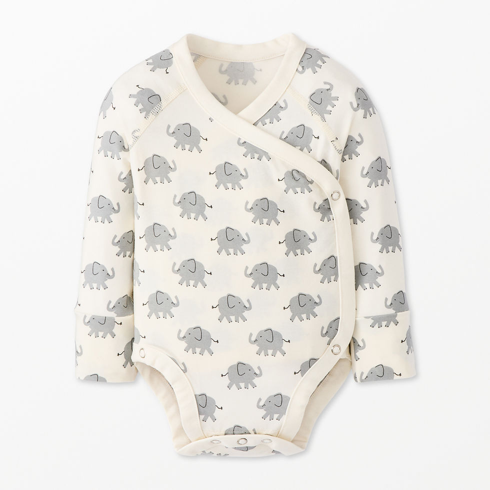 BABY LAYETTE BODYSUIT IN HANNASOFT™ front