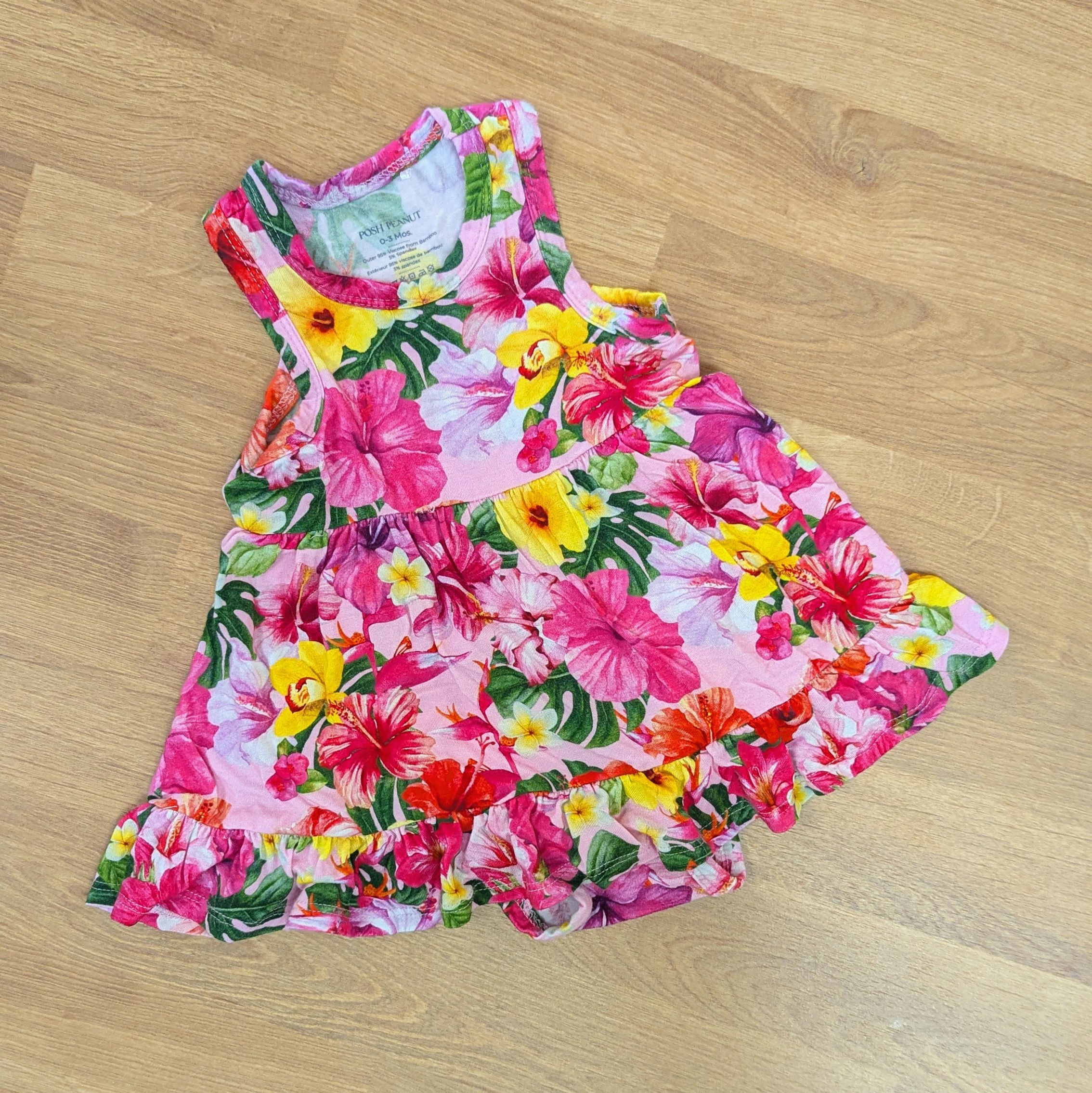 Posh Peanut Bodysuit Dress Sz 3M