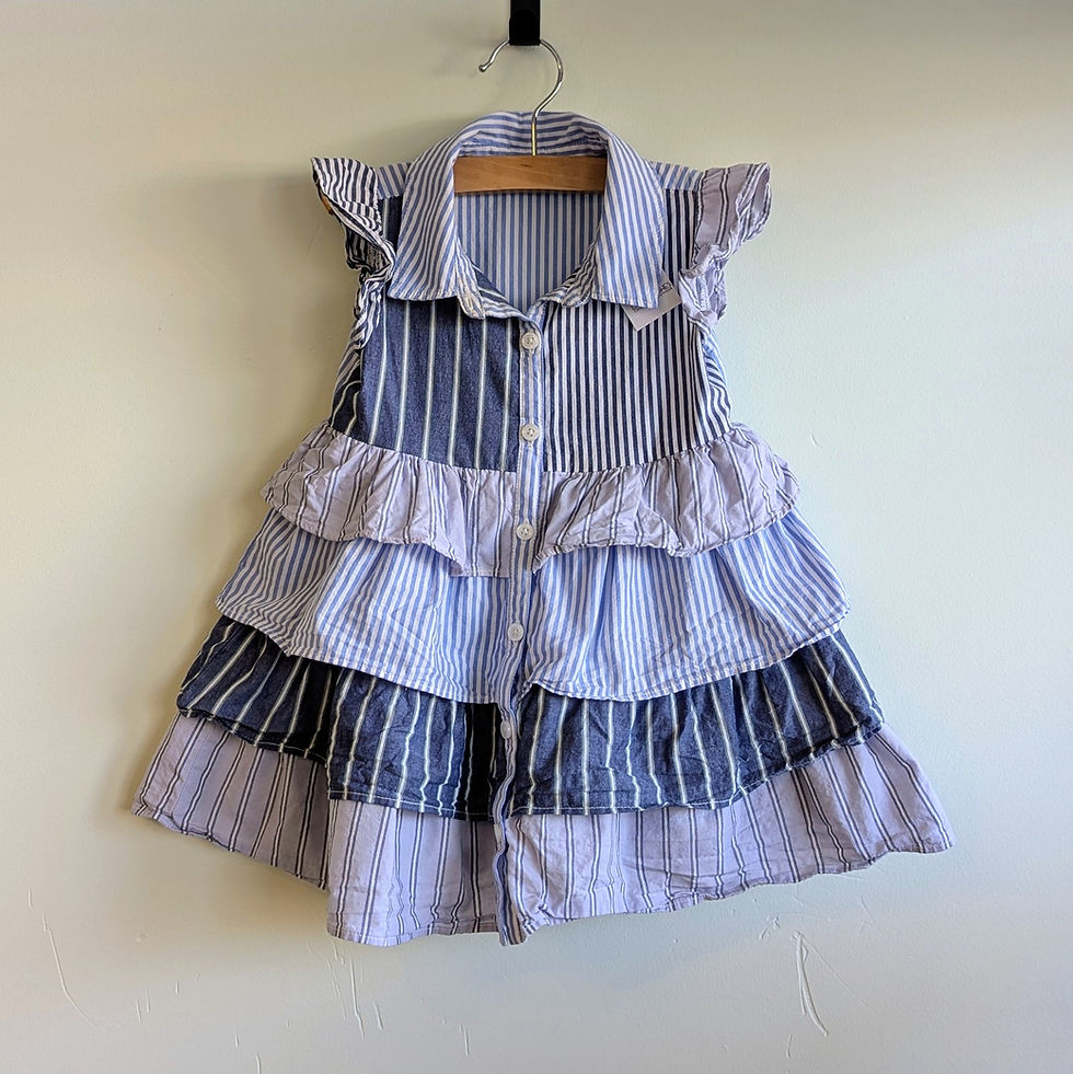 GAP Tiered Ruffle Dress Sz 24M