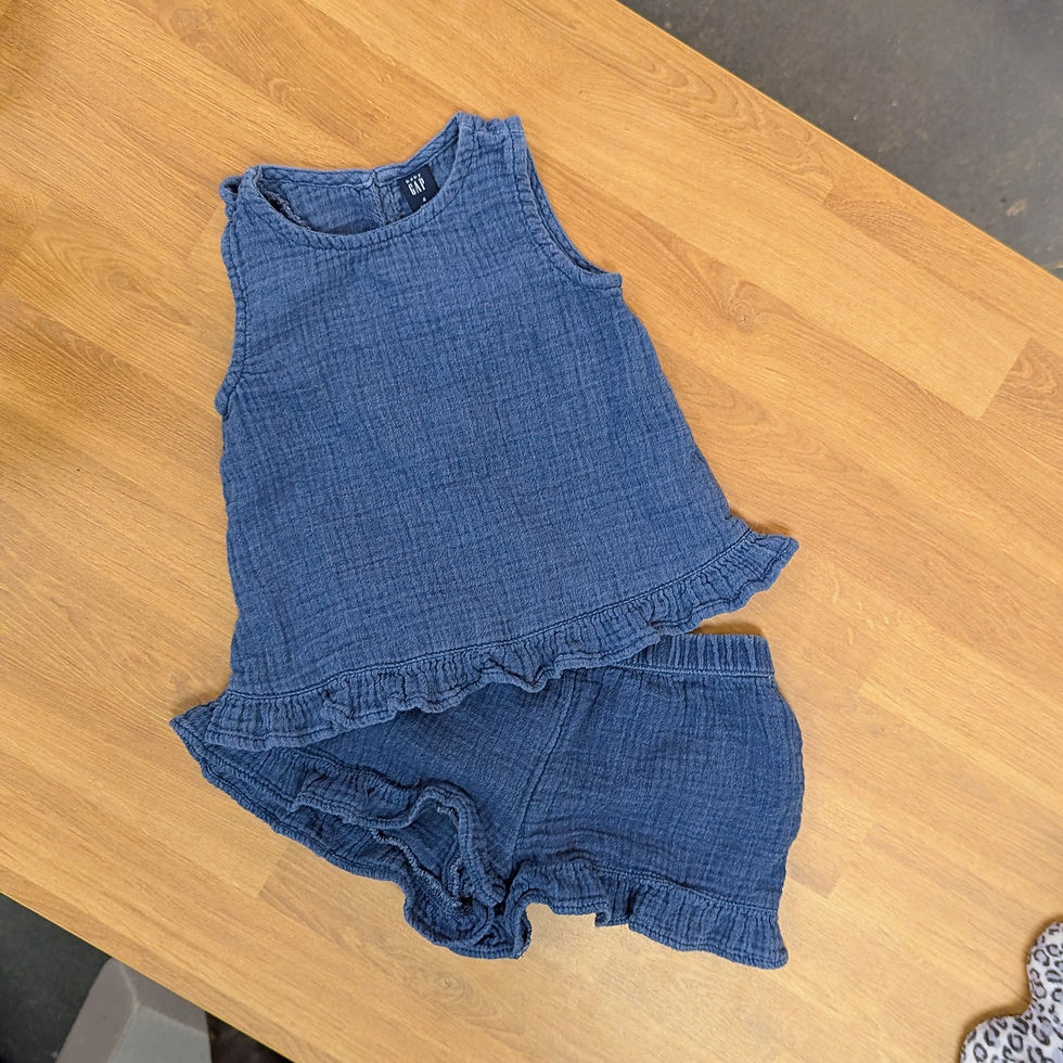 GAP Gauze Ruffle Set Sz 4T