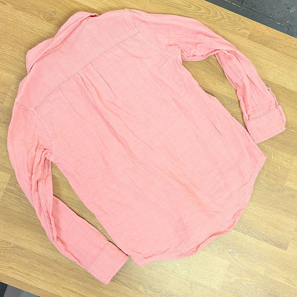 Janie and Jack Linen Button Shirt Sz 5 back