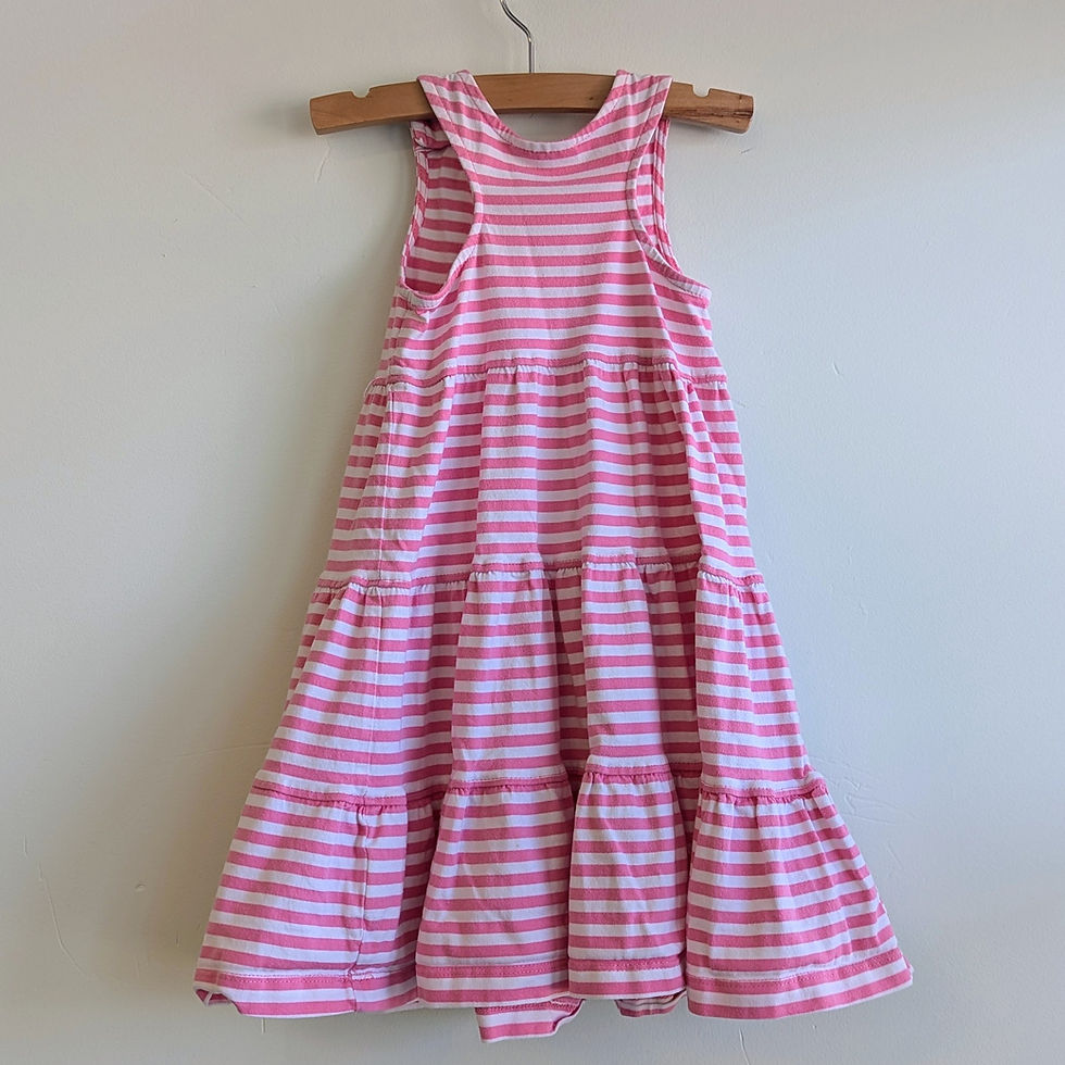 Hanna Andersson Stripe Tank Dress Sz 3T