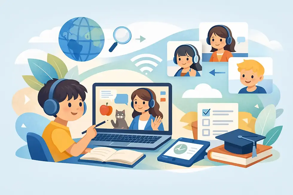 子どものオンライン英語学習サポートの選び方