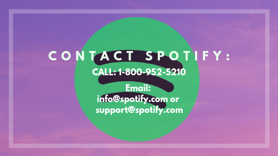 How Do I contact Spotify via mail or phone