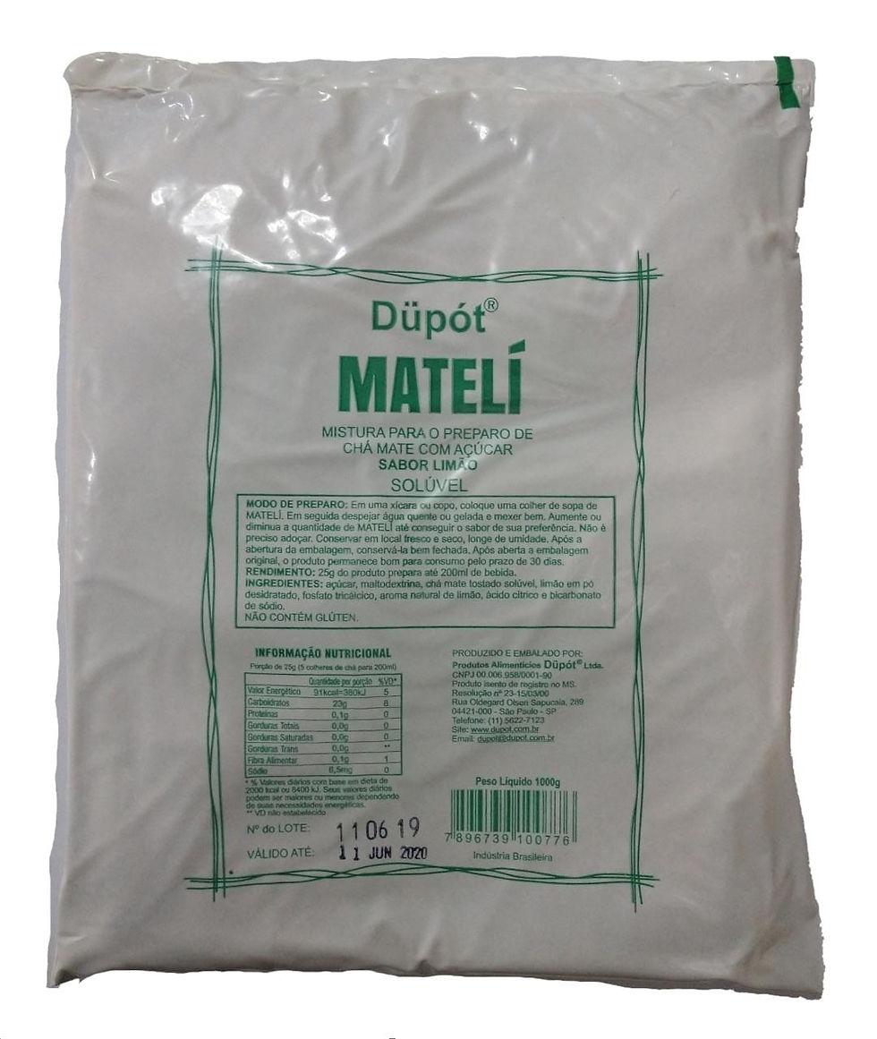 Chá mate gelado Matelí com Limão- 1kg