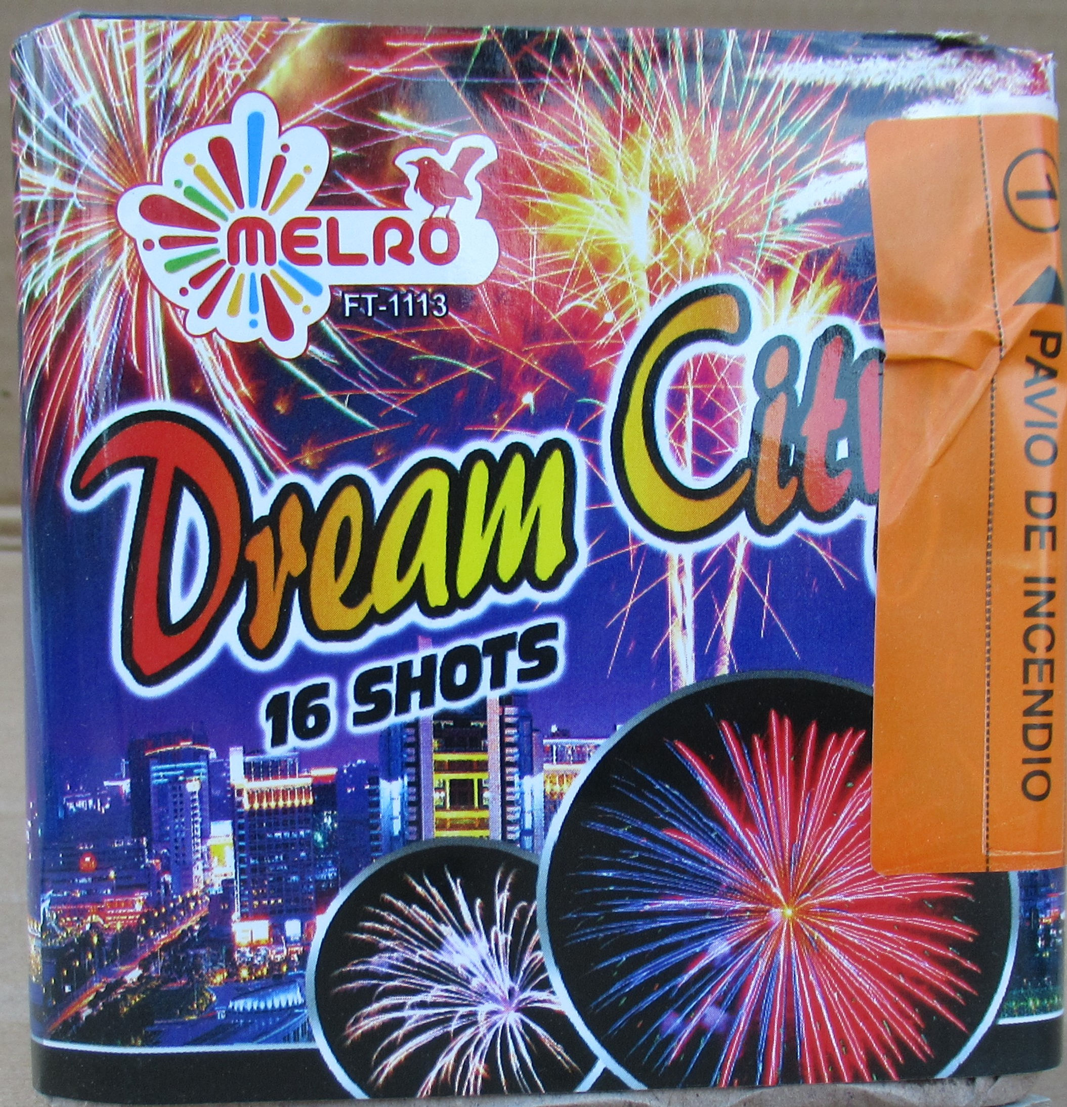 Bateria de fogo artificio dream city16 shots