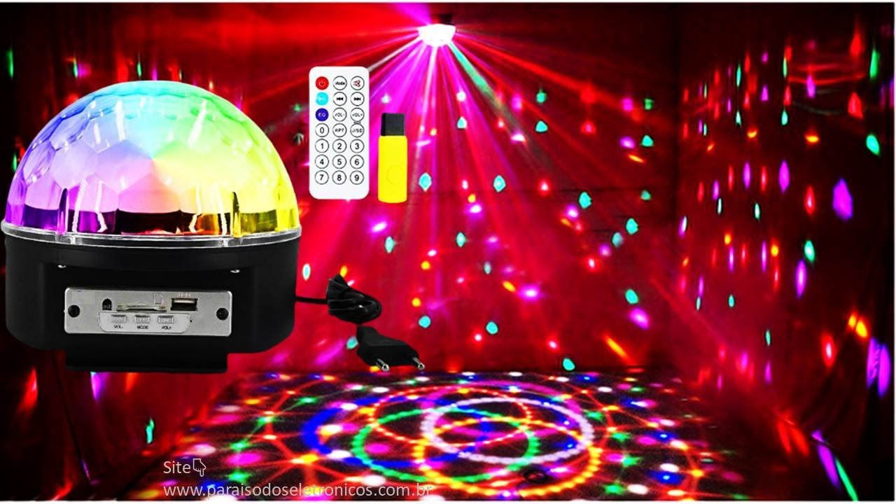 Globo projetor em leds