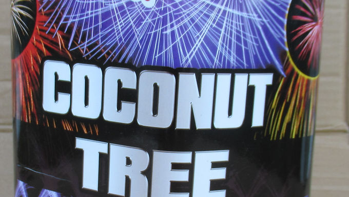 Bateria de fogo artificio cake 19 shots ( Dourado )