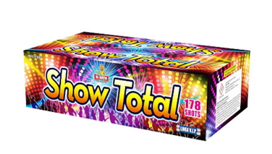 Bateria de fogo artificio show total 178 shots