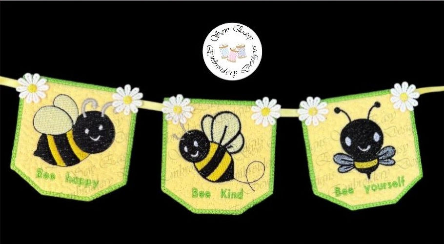Bee bunting/banner