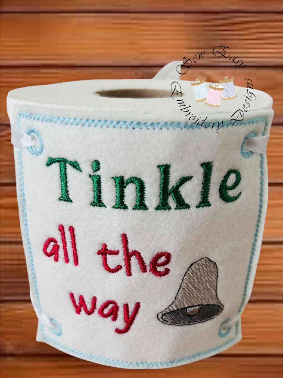 Thumbnail: Christmas toilet roll wraps set of 8