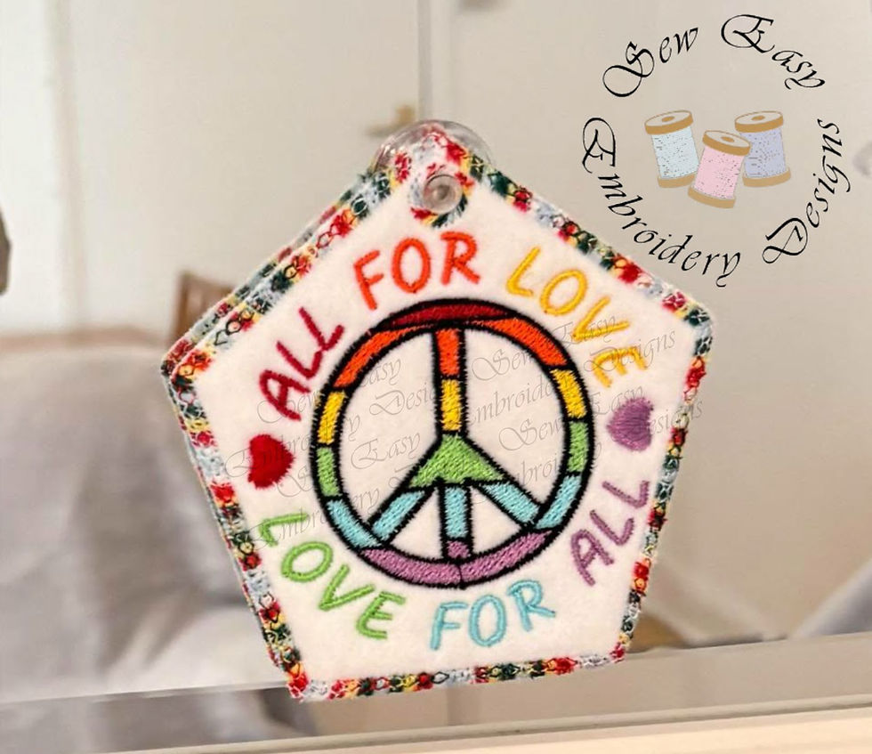 All for the love, pride hanging decoration