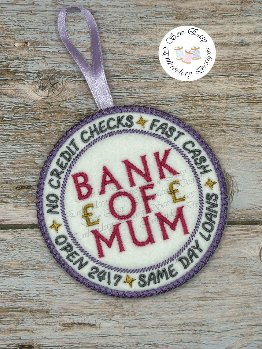 Bank of Mum hanger