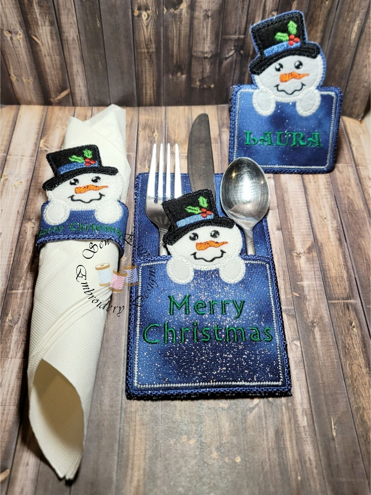 Thumbnail: Snowman table décor