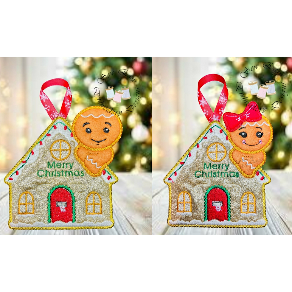 Gingerbread house boy and girl