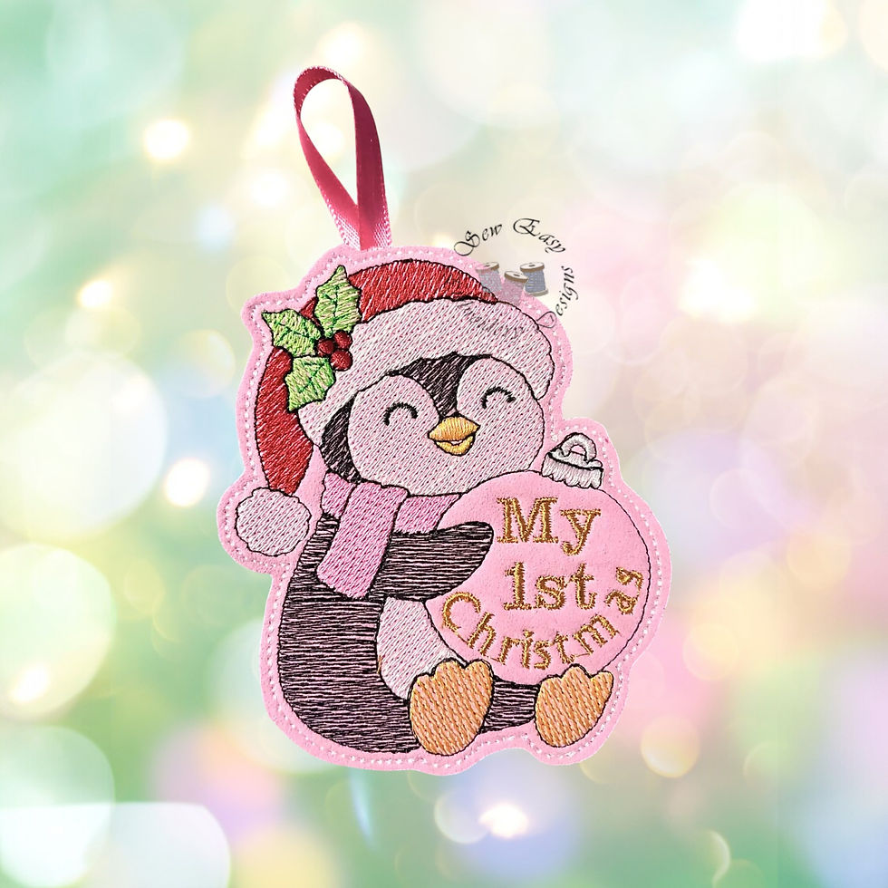 Thumbnail: My first Christmas penguin hanger