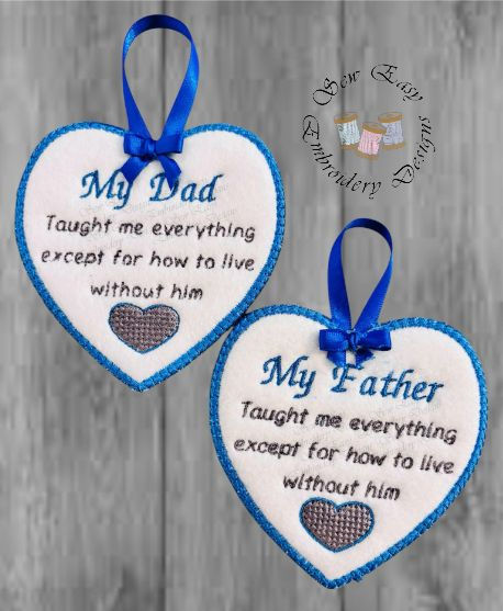 Thumbnail: Memory heart designs, set 2. A set of 5 designs