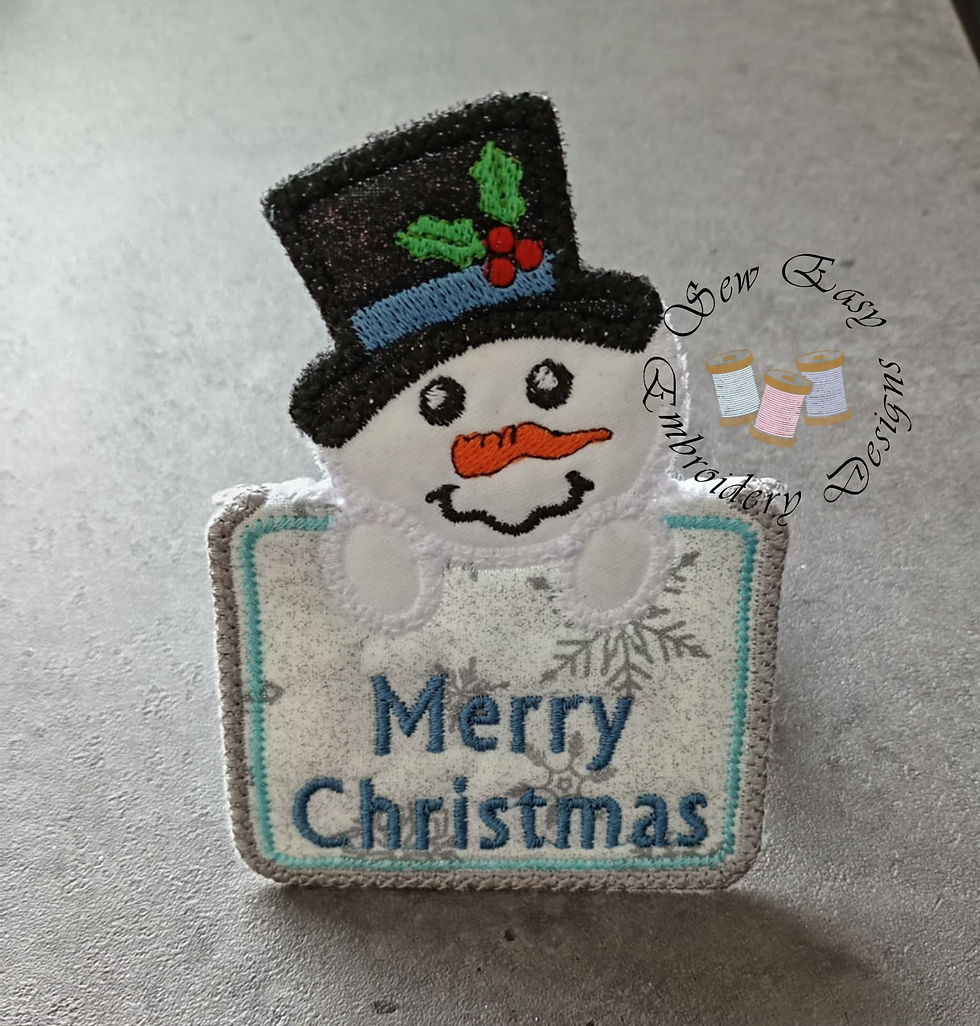 Thumbnail: Snowman table décor