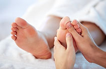 Reflexology lymphatic drainage treatment