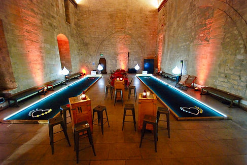 terrain de pétanque indoor