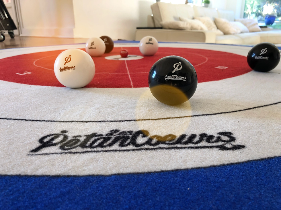 Miniature : Tapis de pétanque ciblée