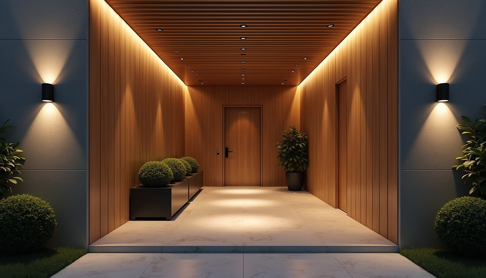 The Essential Role of Modern Lighting and Security Features in Home Design
