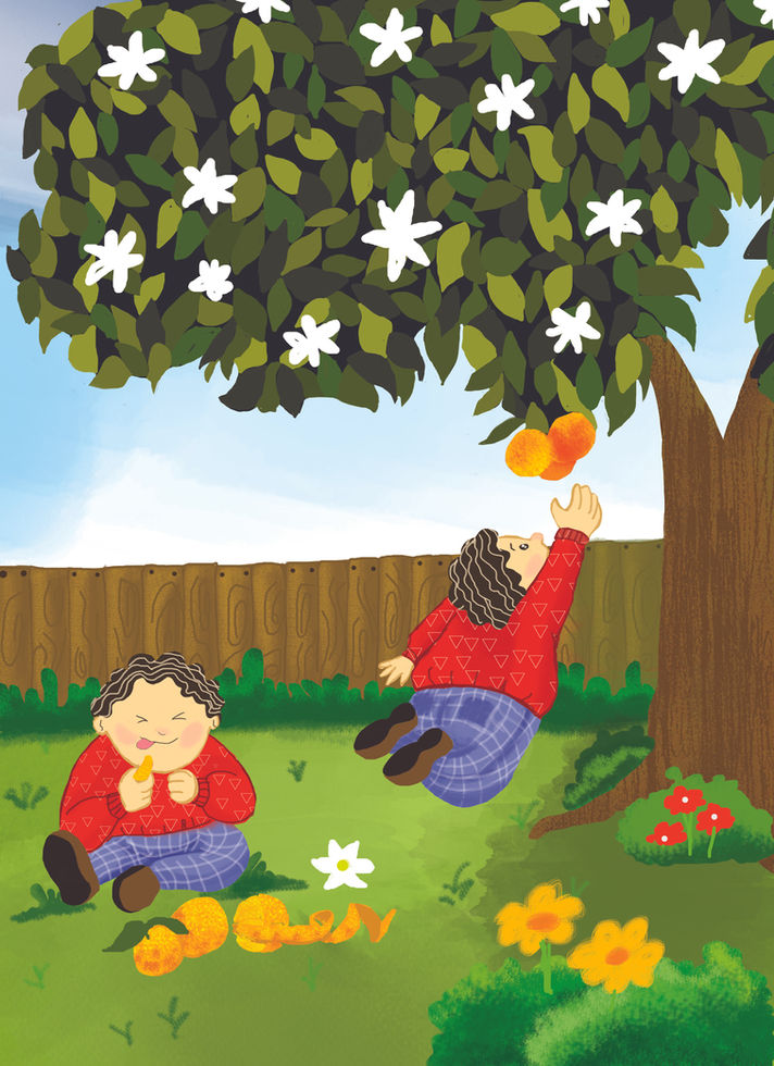 Oranges on a Tree l.jpg