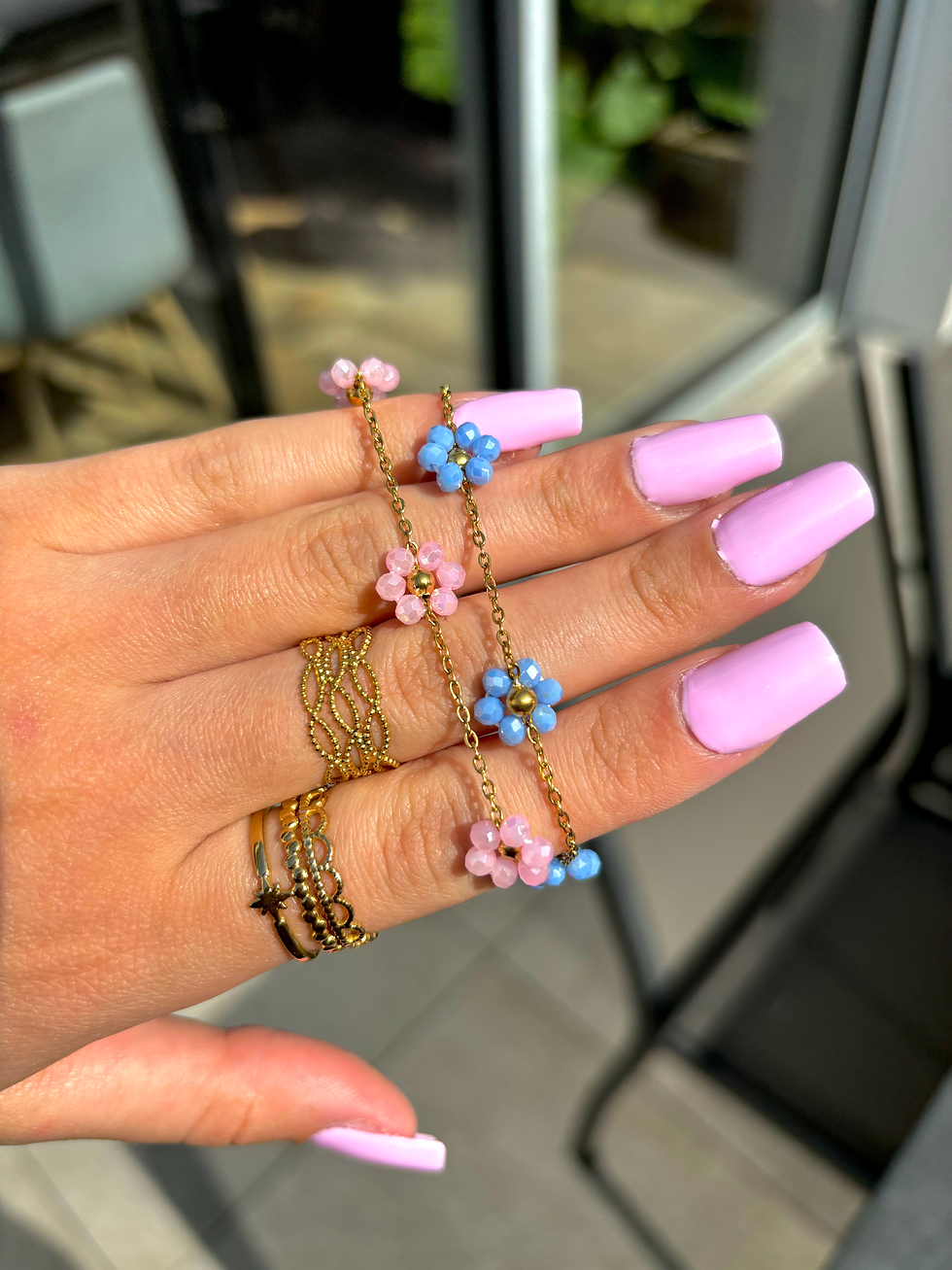 Miniature : bracelet Fleurs