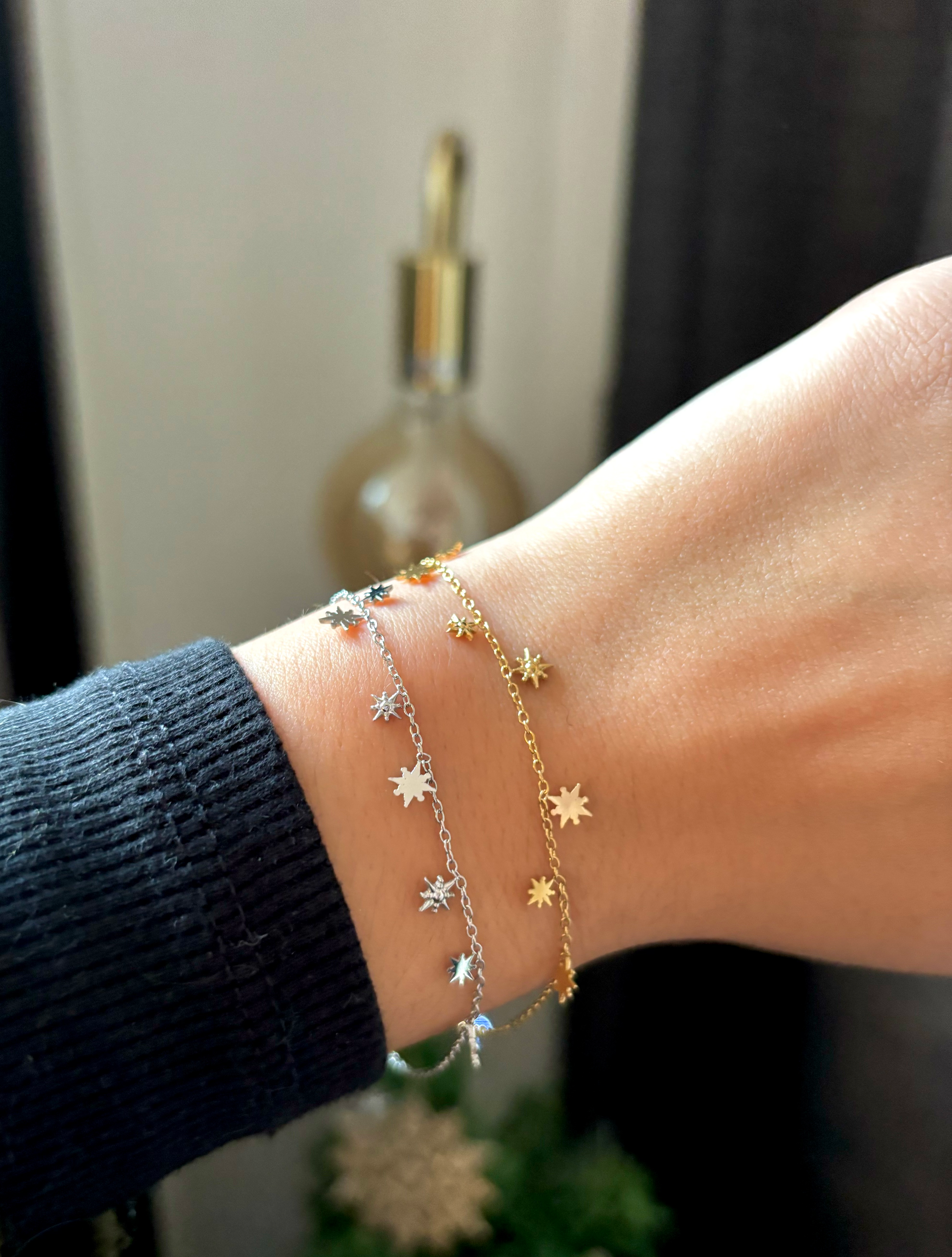 Bracelet Olga - pampilles étoilées