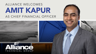 Alliance Announces Appointment of Amit Kapur as Chief Financial Officer