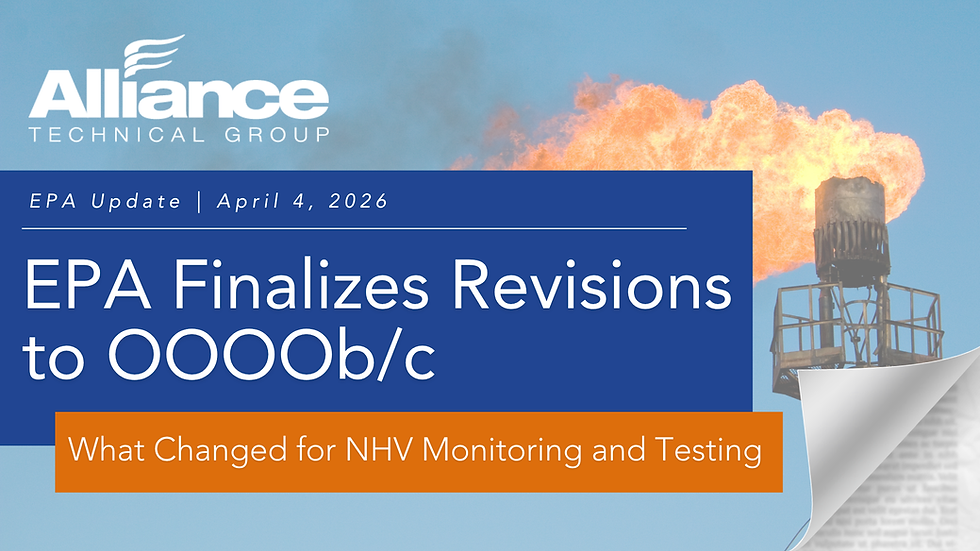 EPA Finalizes Revisions to OOOOb/c: What the Latest Changes Mean for Oil and Gas Operators
