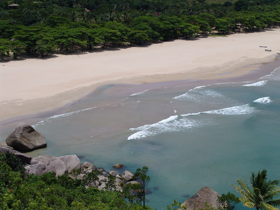 PRAIA DO BONETE | vista da trilha
