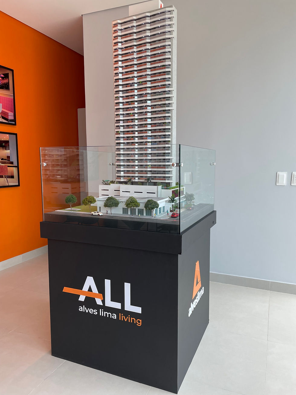 Maquete física do Alves Lima Living