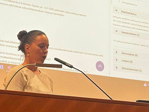 Ensimmäinen puheenvuoroni valtuustossa 15.9.2025 ehkäisevästä päihdetyöstä kouluissa ja oppilaitoksissa