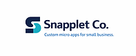 Snapplet Logo Half Navy Half Teal S With the words Snapplet Co