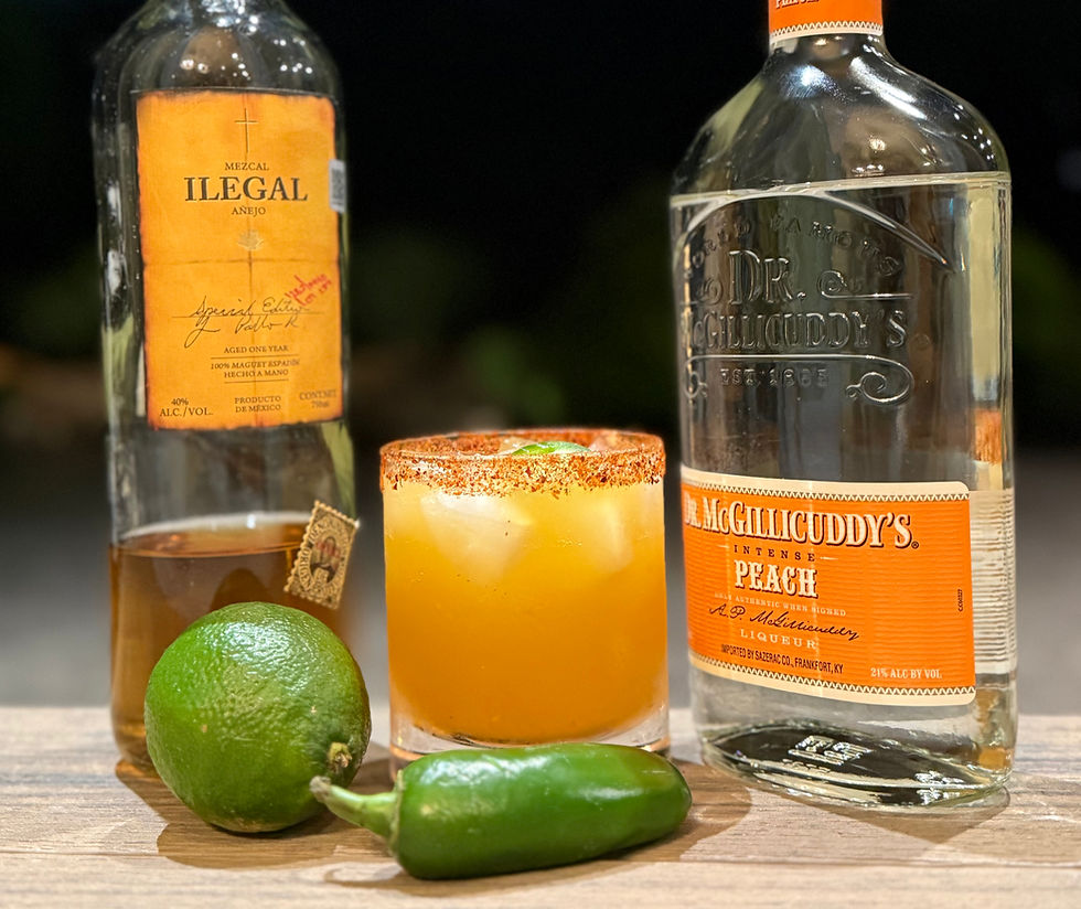 The Smokin' Hot Peach cocktail