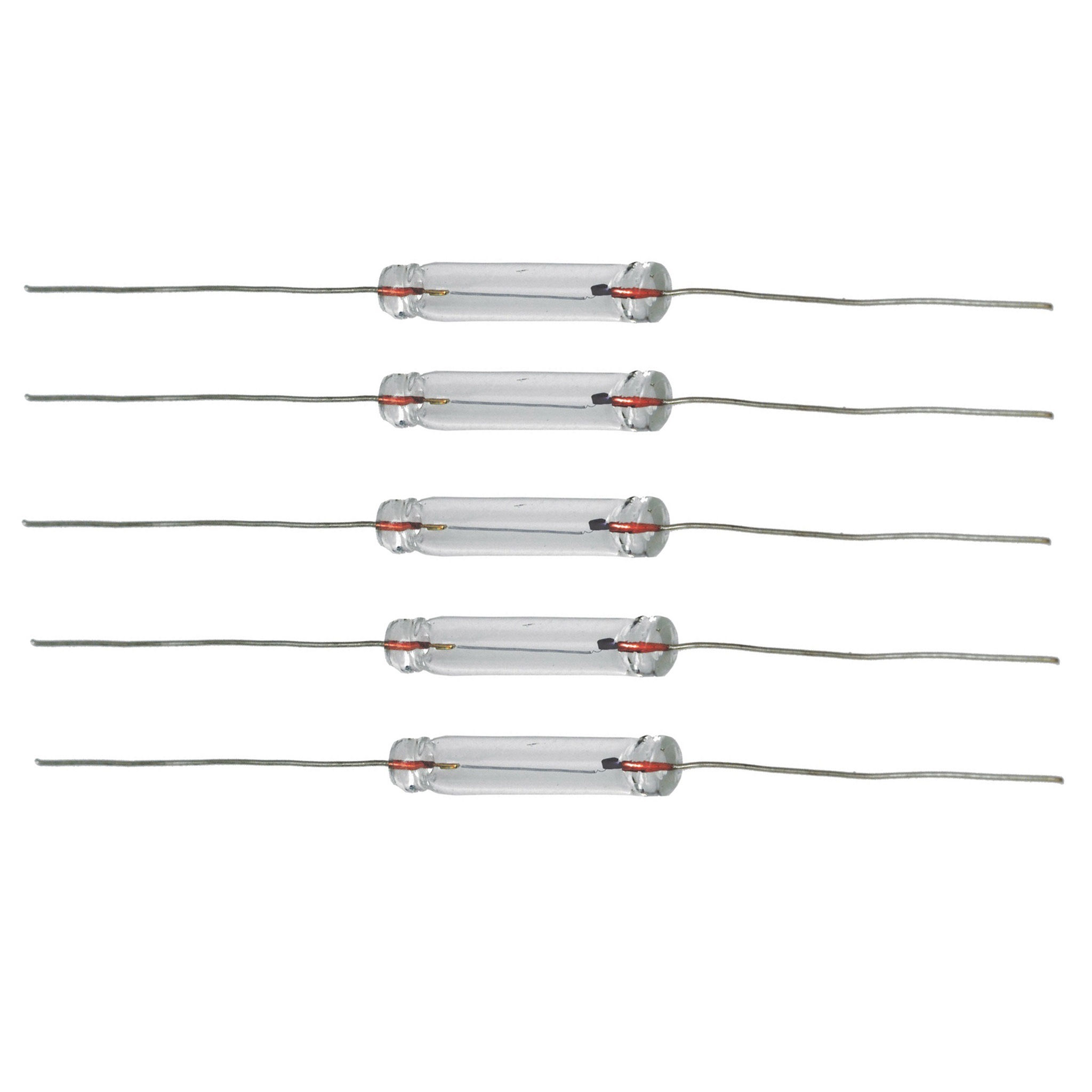 20xMiniature Bulbs 8V 100 mA Axial Style VU Meter Lamp With Leads For Reel to Re